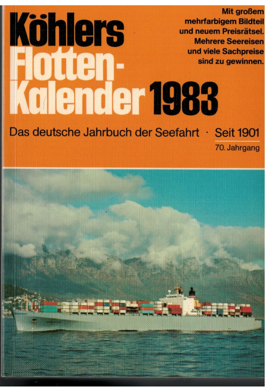 1983 Köhlers Flottenkalender (1 St.)
